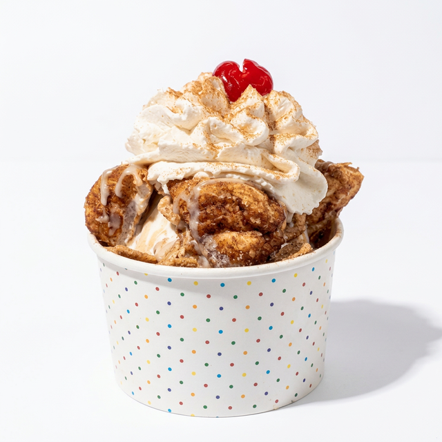 Rollin’ in Cinnamon Sundae.