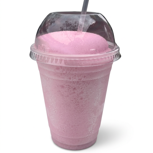 Kiwi Straw Granita Shake.